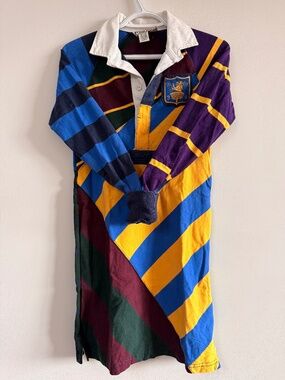 Ralph Lauren 2004 patchwork rugby dress